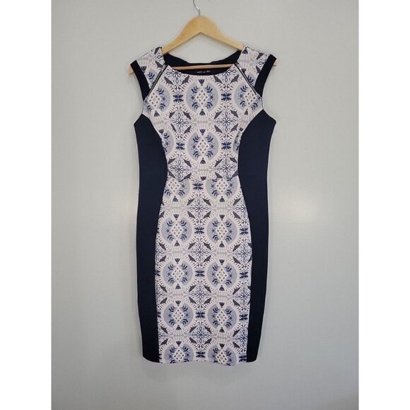 Kate and Lily Women's Sheath Dress Sz 12 Floral Lace Sleeveless Party Cocktail - Picture 1 of 6
